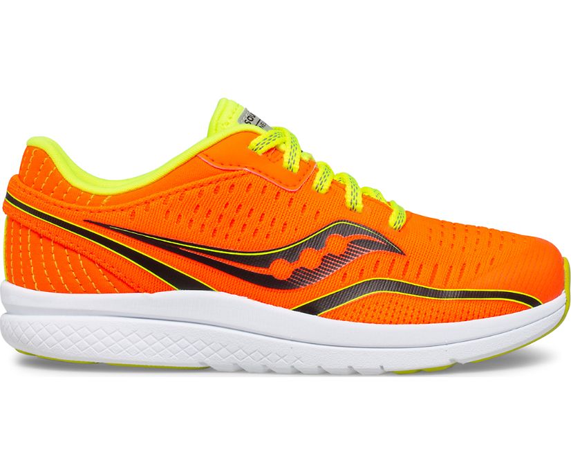 Kids' Saucony Kinvara 11 Sneakers Orange | Singapore 746KORI